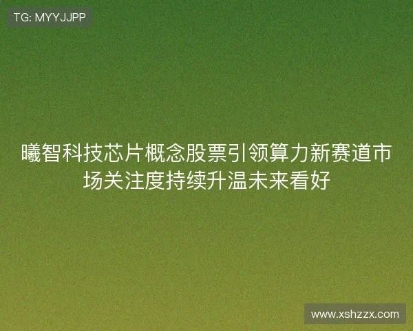 曦智科技芯片概念股票引领算力新赛道市场关注度持续升温未来看好